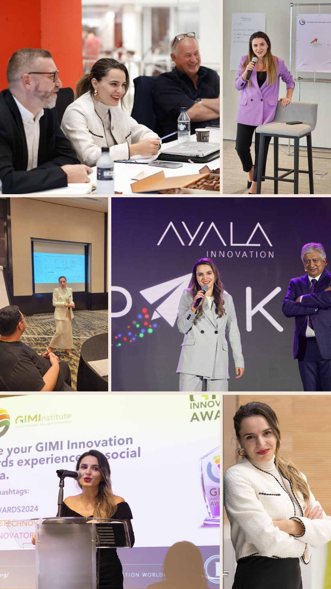 Erila Haska speaking, presenting, and at innovation events